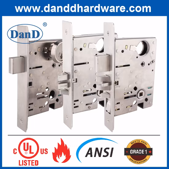 UL リスト ANSI 耐火定格 3 時間 建築アクセサリー ヒンジ 自動ドア クローザー 管状レバー ロック セット パニック バー 内装外装ドア ハードウェア